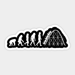 Evolution of Roller coaster Sticker